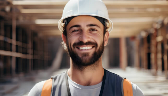 Employee In Hard Hat