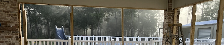 New Screened In Porch